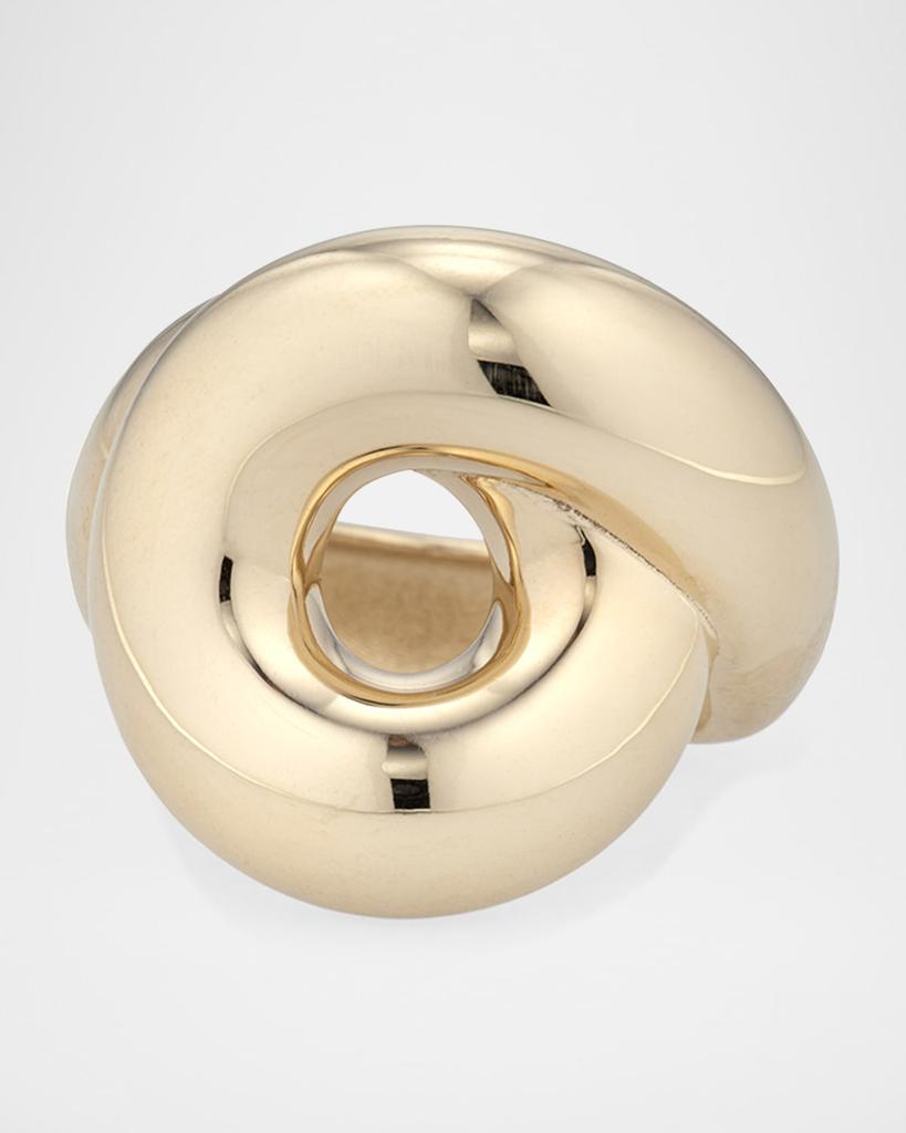 Bea Bongiasca 9K Yellow Gold Tarallo Statement Ring