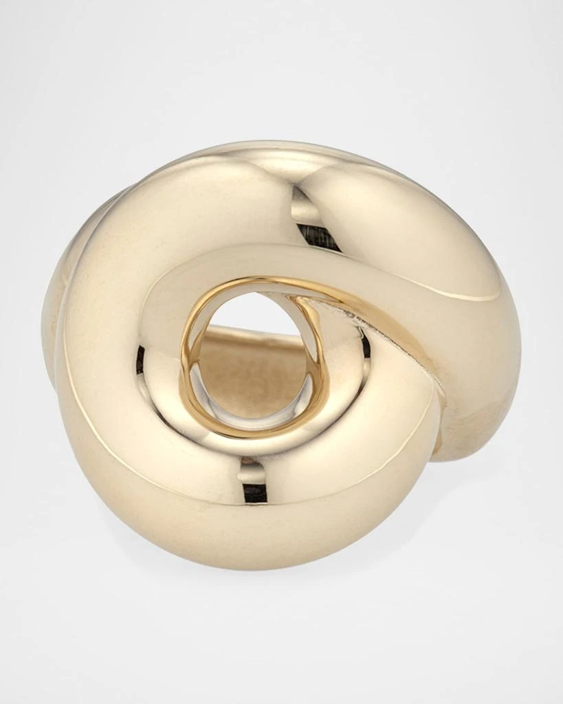 Bea Bongiasca 9K Yellow Gold Tarallo Statement Ring 1