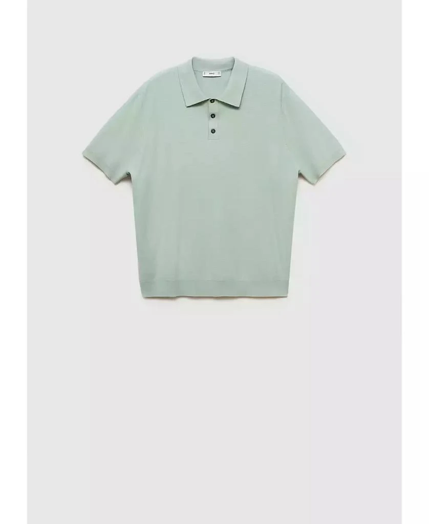 Mango Men's Structured Fine-Knit Polo Shirt 2