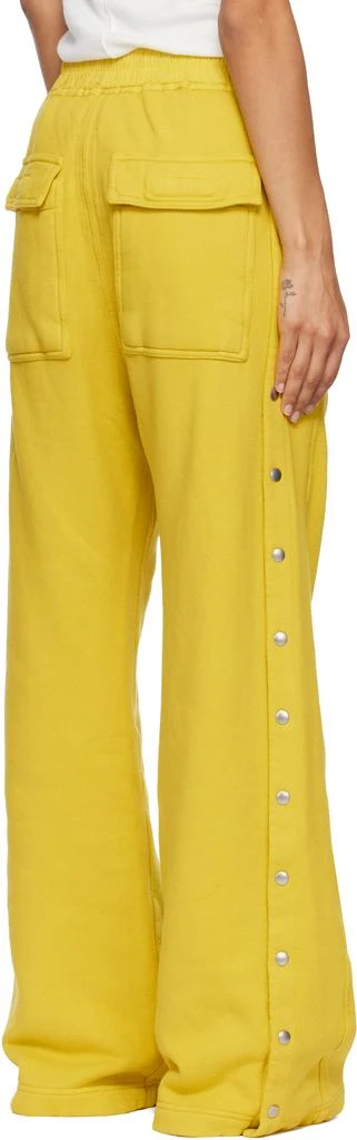 Rick Owens Yellow Concordians Pusher Lounge Pants 3
