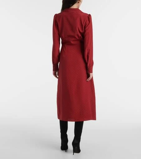 Alessandra Rich Polka-dot silk midi dress 3