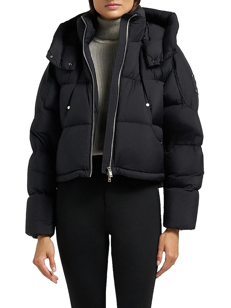 Moose Knuckles Akai Crop Puffer Jacket 4