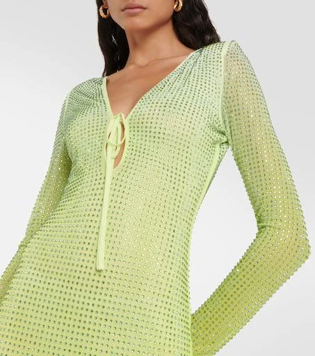 Self Portrait Crystal-embellished maxi dress 4