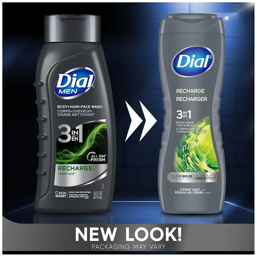 Dial Men 3 in 1 Body Wash Recharge 3