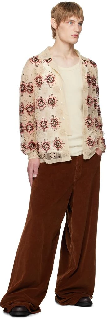 BODE Off-White Solarium Long Sleeve Shirt 4