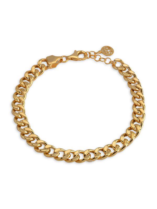Gabi Rielle Renew Havana 14K Gold Vermeil Havana Link Thick Bracelet