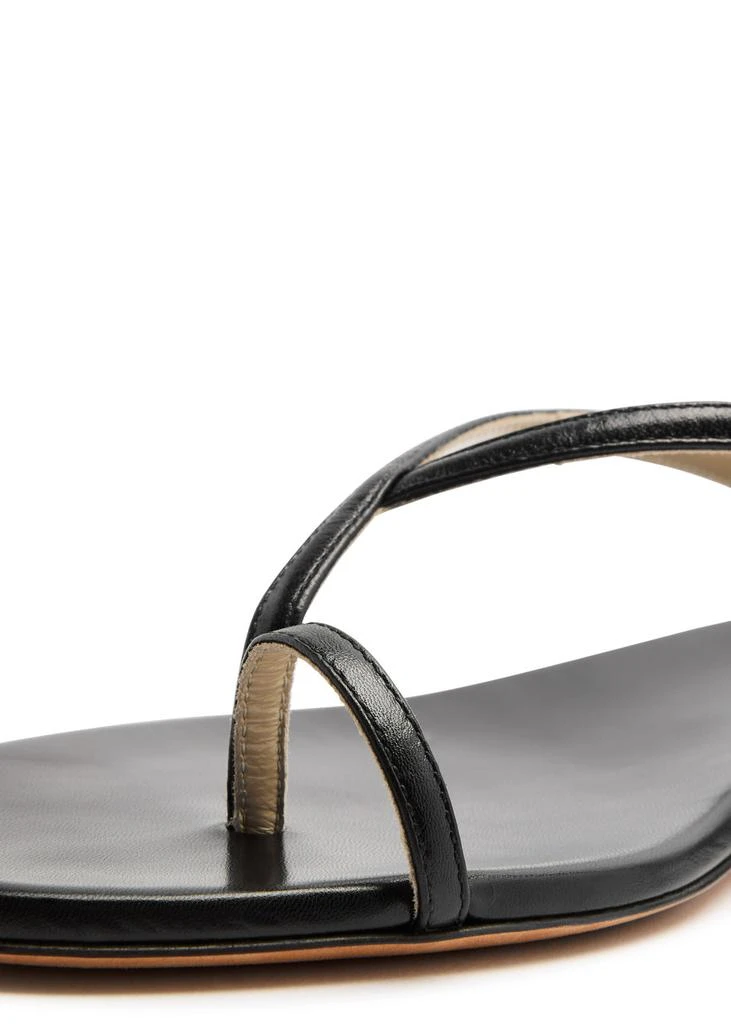 Khaite Marion leather thong sandals 4
