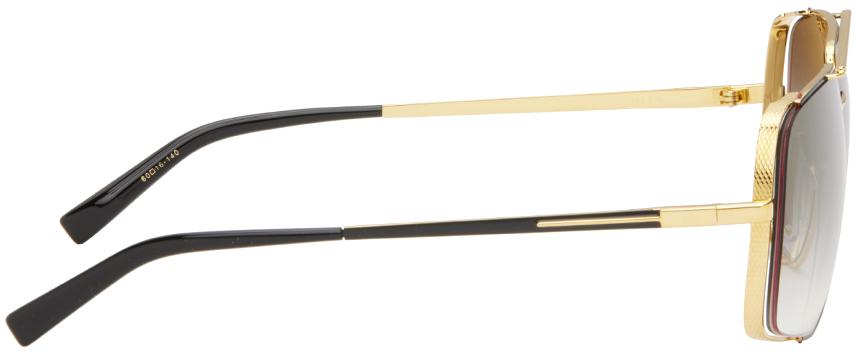 Dita Gold & Black Midnight Special Sunglasses