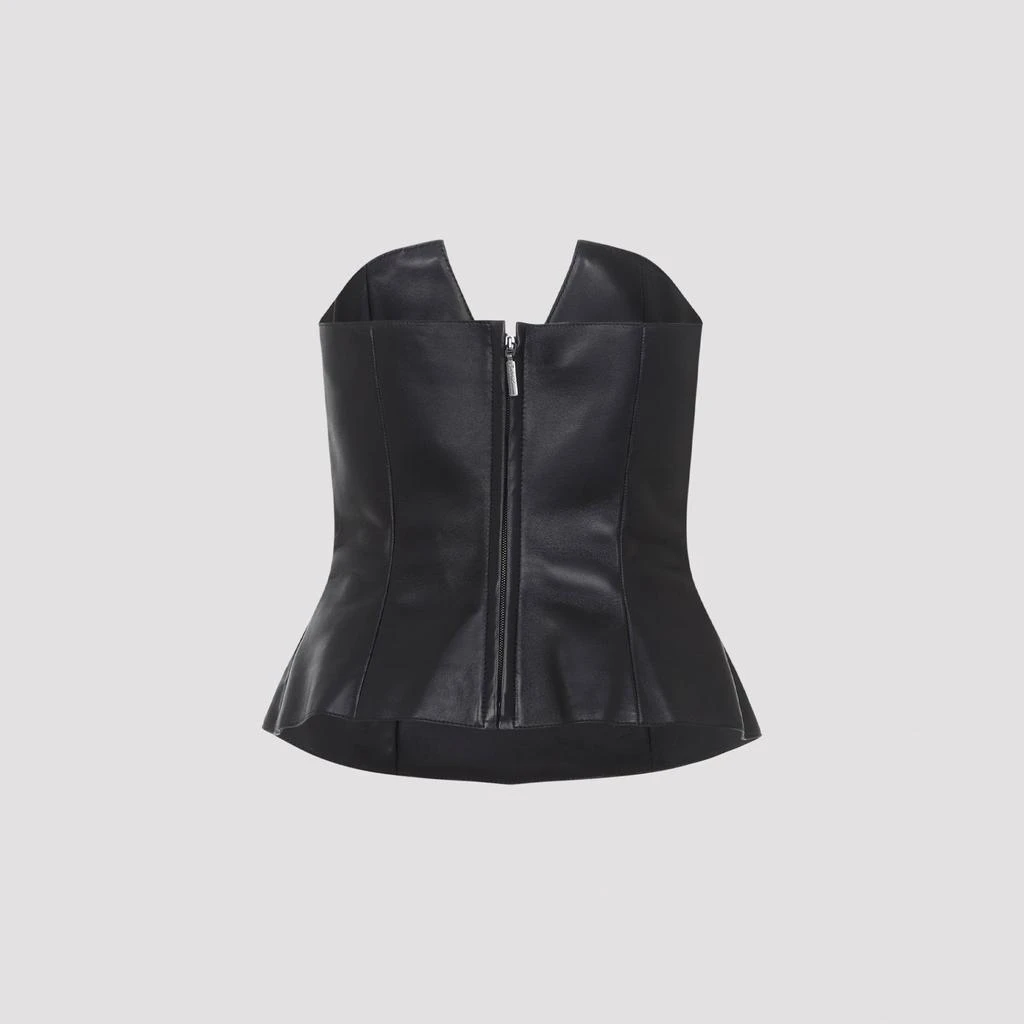 Ralph Lauren Ralph Lauren Harling Leather Bustier Top 2