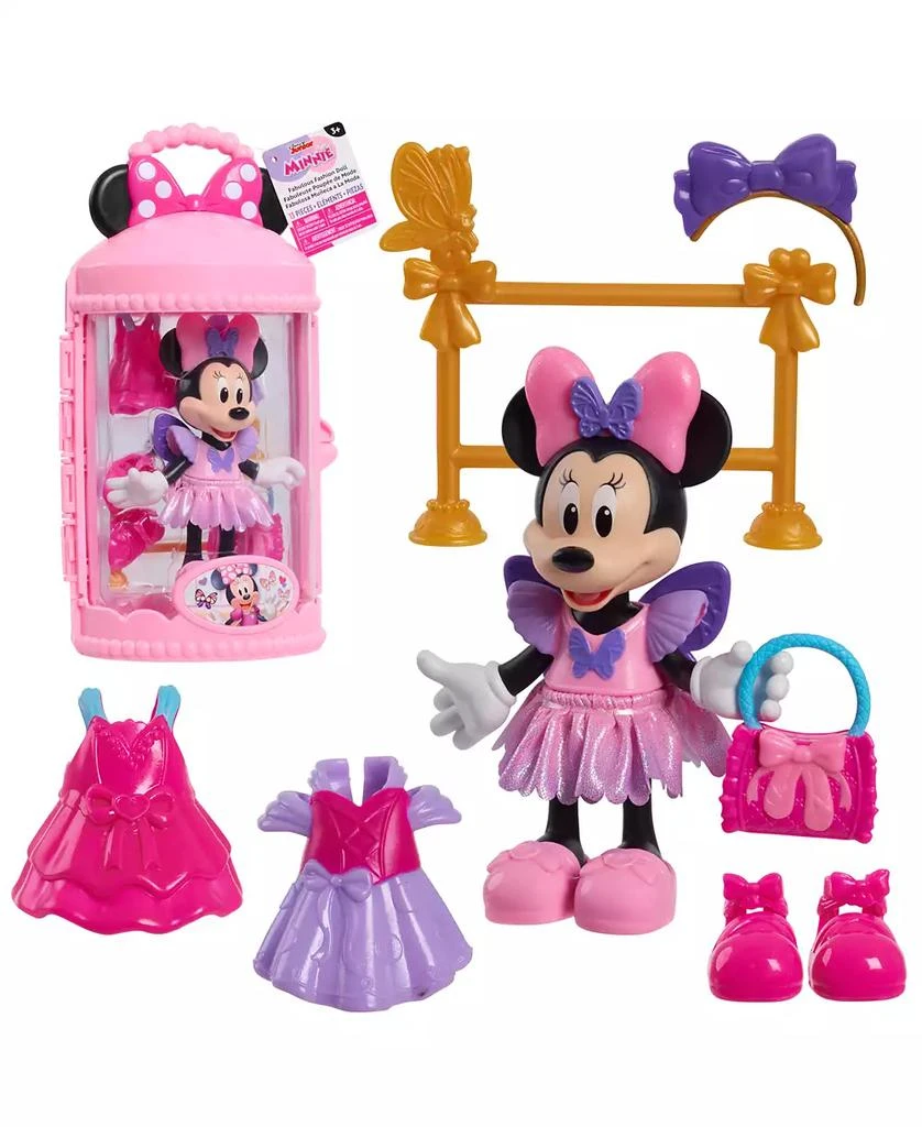 Minnie Mouse Disney Junior Fabulous Fashion Ballerina Doll, 13-Piece Doll and Accessories Set 1