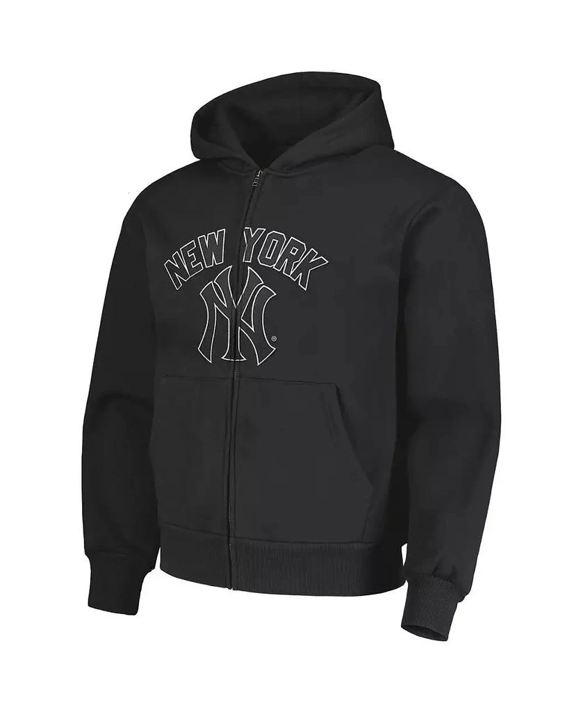 Pleasures Men's Black New York Yankees Opening Day Full-Zip Hoodie 3