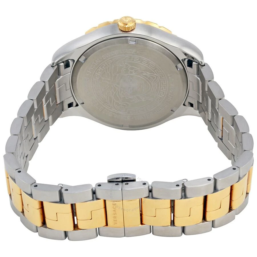 Versace Hellenyium GMT Silver Dial Men's Watch V1103 0015 3