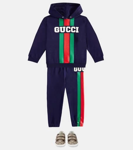 Gucci Gucci Web cotton jersey hoodie 2