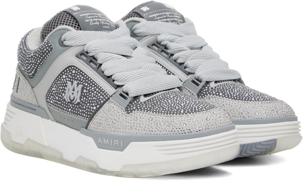 Shop Gray Crystal MA-1 Sneakers on Sale at BeyondStyle – Get