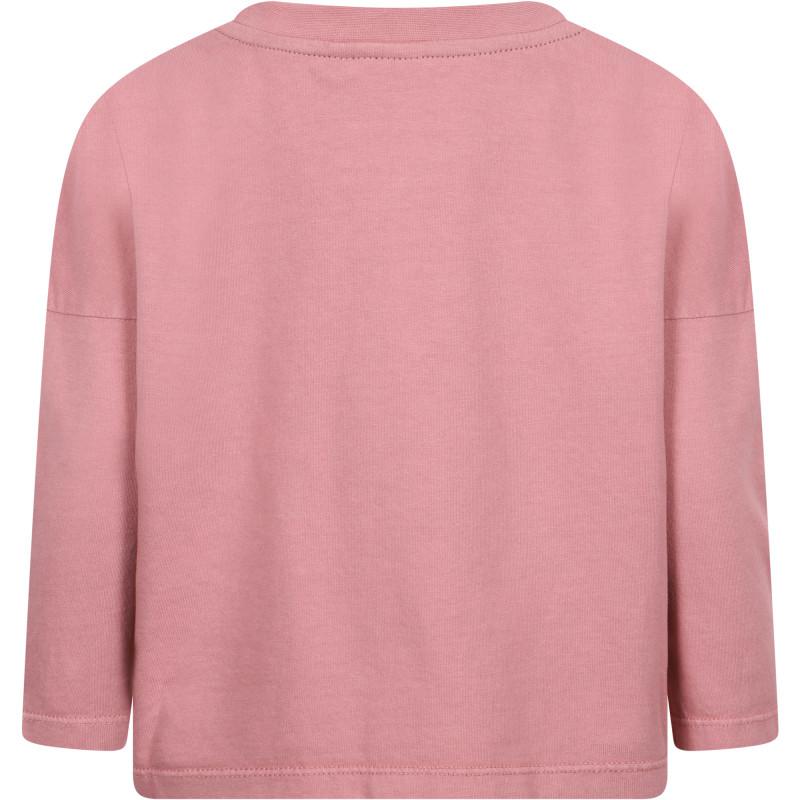 Little Man Happy Smile long sleeved t shirt in pink