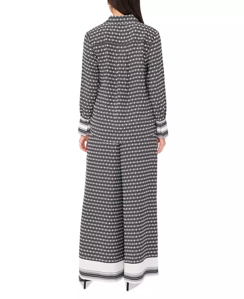 Vince Camuto Women's Border-Printed Mid-Rise Wide Leg-Pants 2
