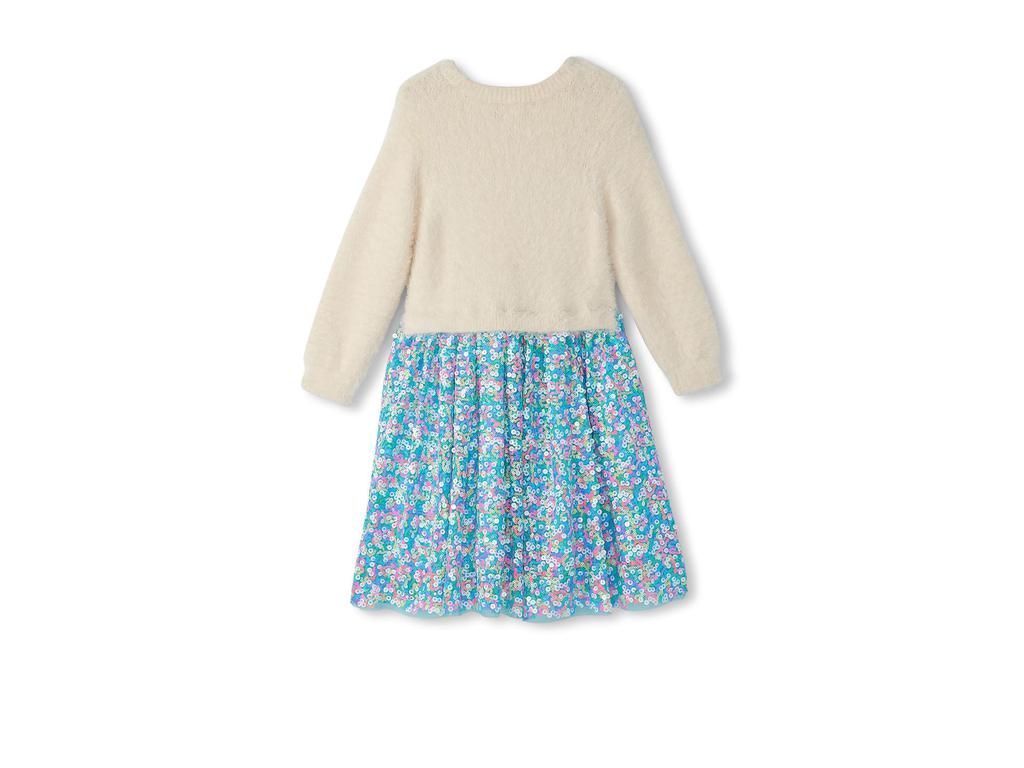 Hatley Cami Lace Fuzzy Mixed Sequin Skirt Dress (Toddler/Little Kid/Big Kid)
