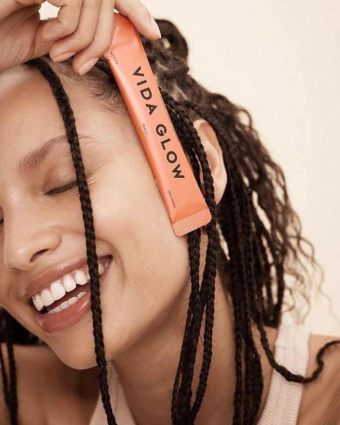 Vida Glow Natural Marine Collagen Dietary Supplement - Peach 3