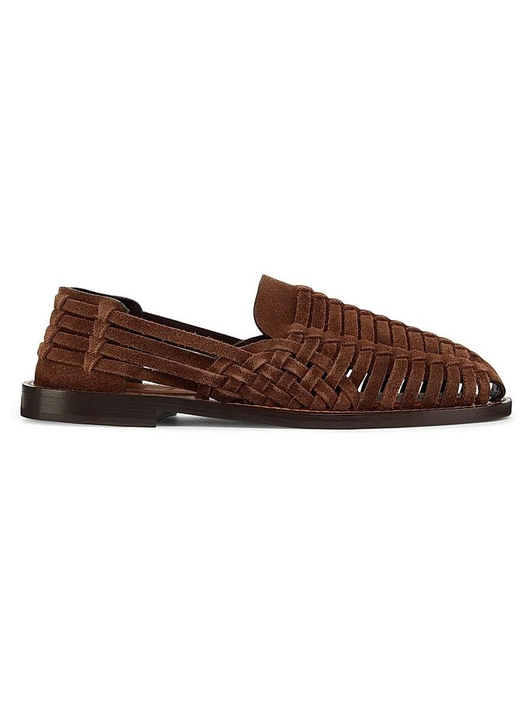 Brunello Cucinelli Woven Leather Sandals 1