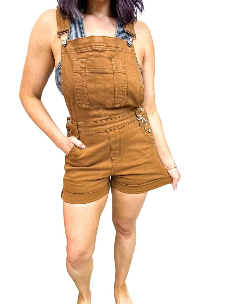Judy Blue Moments Overalls In Mocha 1