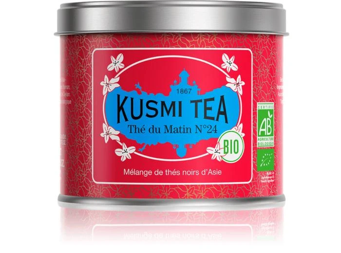 Kusmi Tea Thé du Matin n°24 Bio - Boîte métal 100gr 1