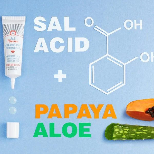 First Aid Beauty First Aid Beauty Pharma BHA Acne Spot Treatment Gel 2% Salicylic Acid 3