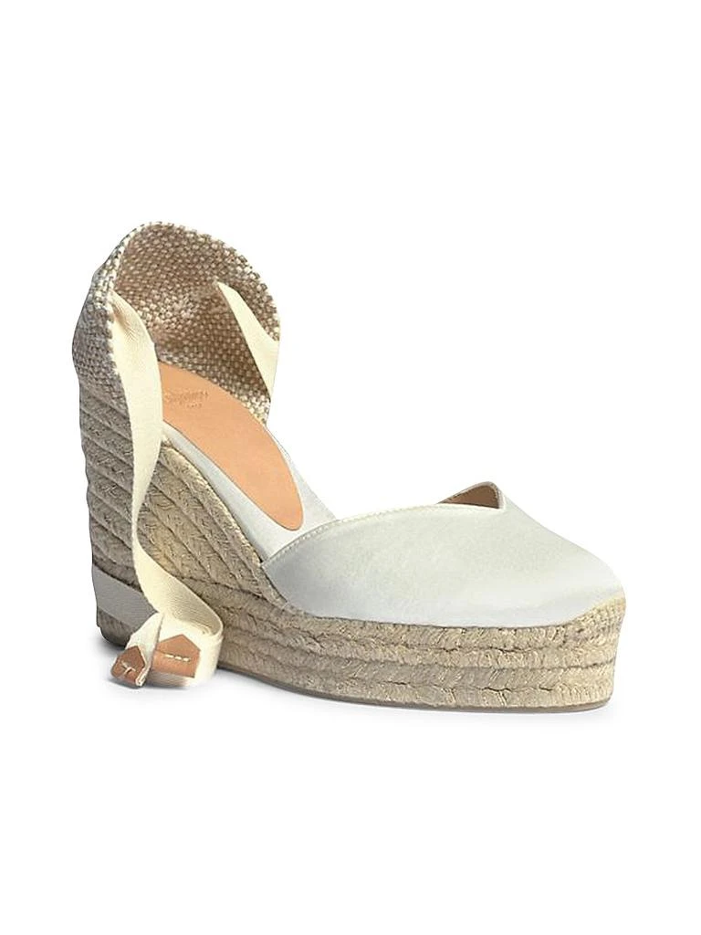 CASTAÑER Chiara Satin Platform Wedge Espadrilles 2