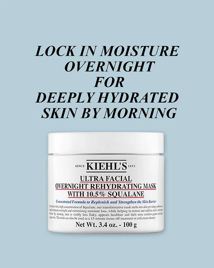 Kiehl's Since 1851 Ultra Facial Overnight Rehydrating Mask 3.4 oz. 4