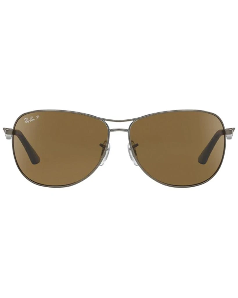 Ray-Ban Men's RB3519 62mm Polarized Sunglasses 2