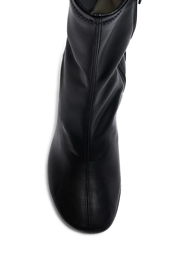 courreges 424 Oblique-Strap Ankle Boots 5