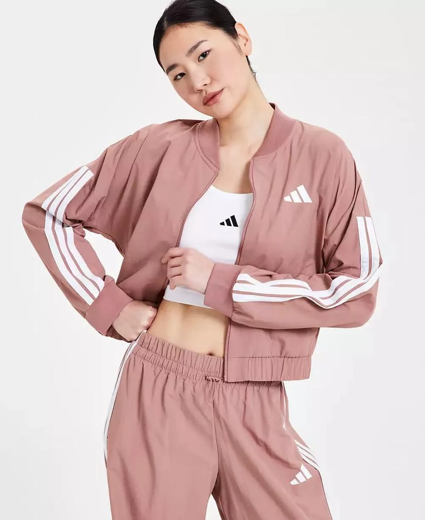 Adidas Women's Essentials 3-Stripes Lifestyle Bomber Jacket 1