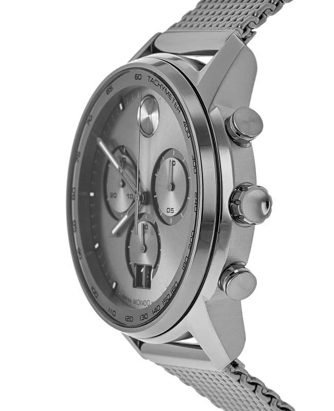 Movado Movado Bold Verso Grey Chronograph Dial Grey PVD Steel Men's Watch 3600910 3