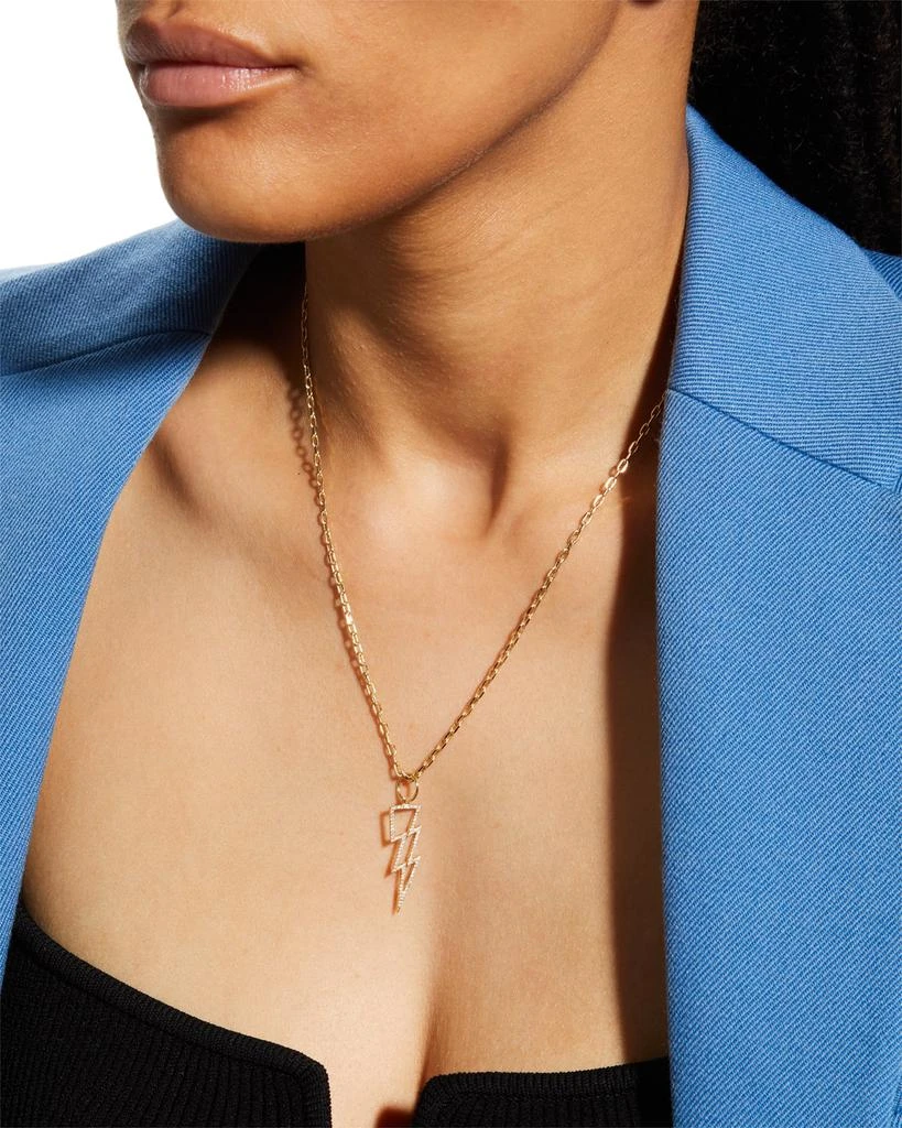 Bridget King Jewelry Hollow Lightning Bolt Necklace 2