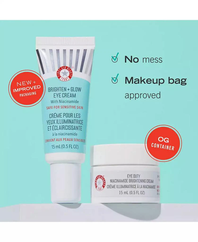 First Aid Beauty Brighten + Glow Eye Cream With Niacinamide, 0.5 oz. 3