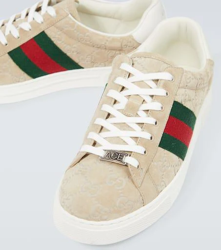 Gucci Gucci Ace suede sneakers 3