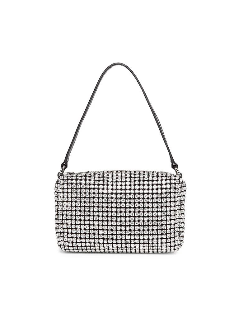 Alexander Wang Medium Heiress Rhinestone Mesh Pouch 1