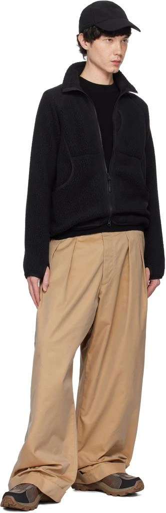 Snow Peak Black Thermal Boa Fleece Jacket 4