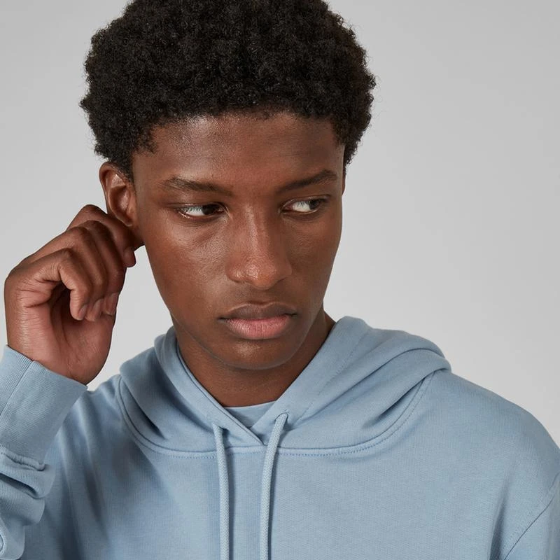 L'Exception Paris Thick hoodie in organic cotton Faded Denim L'EXCEPTION PARIS 4