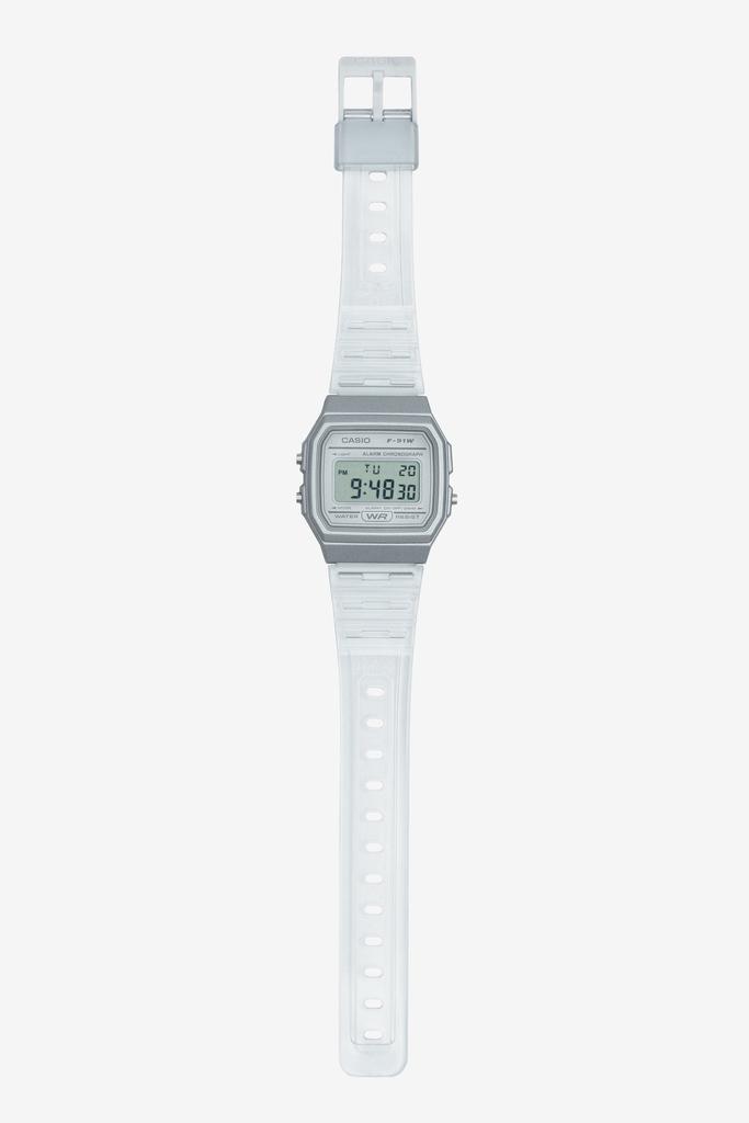 Los Angeles Apparel WCHD7CF - Casio Unisex Digital Clear Jelly Strap Watch