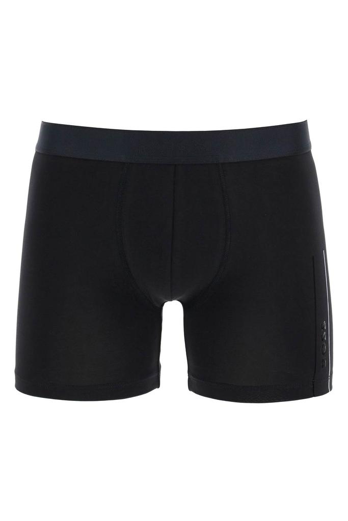 Hugo Boss black slim fit boxer in cotton with logo elastic