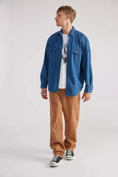 Urban Renewal Urban Renewal Vintage Snap-Button Long Sleeve Chambray Shirt 1