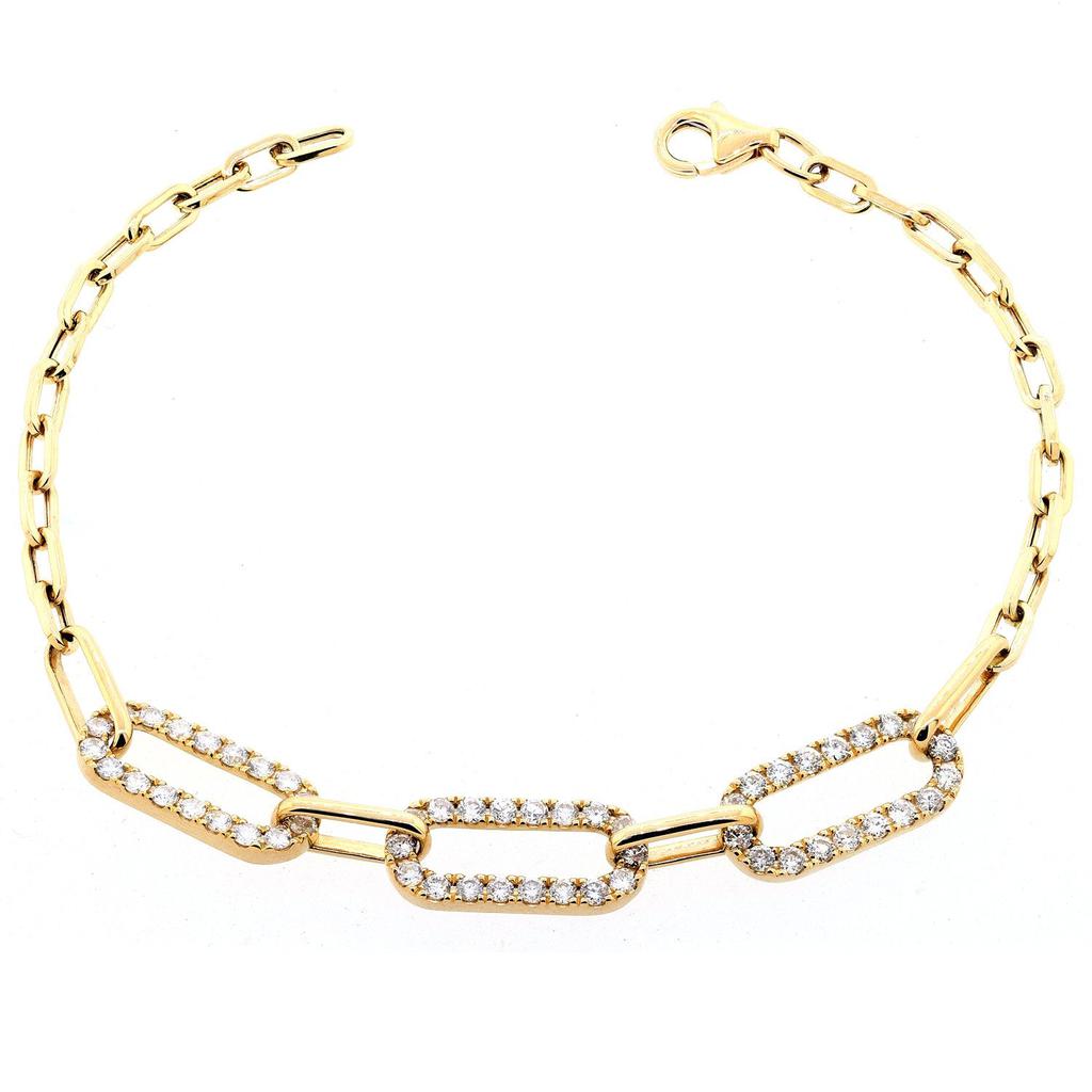 Sabrina Designs 14k Gold & Diamond Link Bracelet