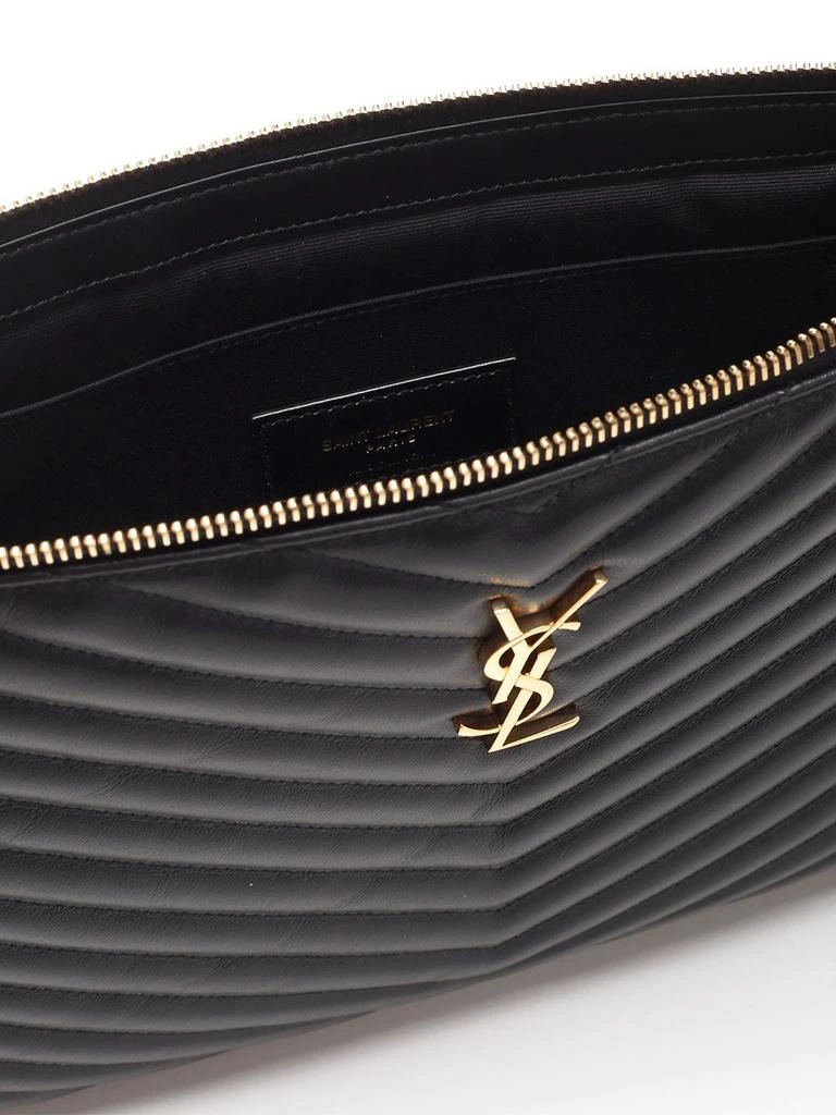 Yves Saint Laurent Saint Laurent Cassandre Matelassé Quilted Zipped Pouch 4