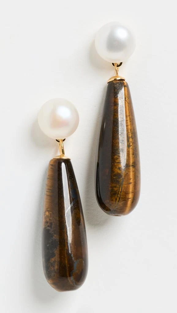 Shashi Linnea Tiger Eye Earrings 1