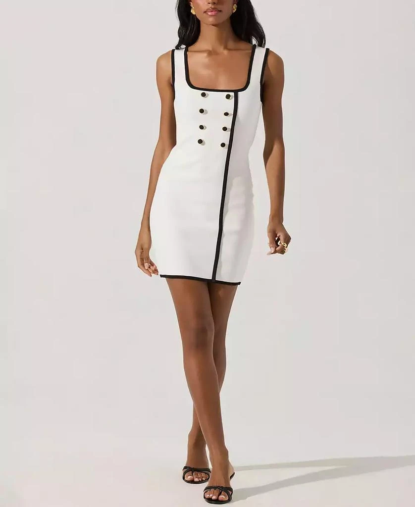 ASTR Women's Button-Front Mini Dress 1