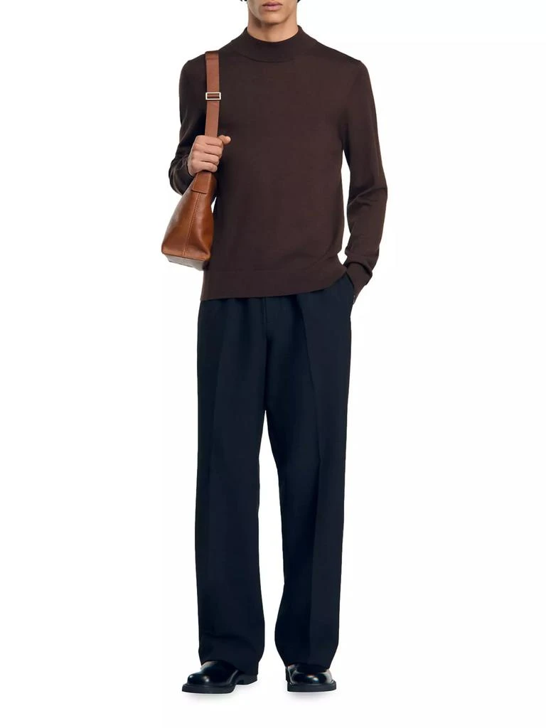Sandro Mock Neck Sweater 6
