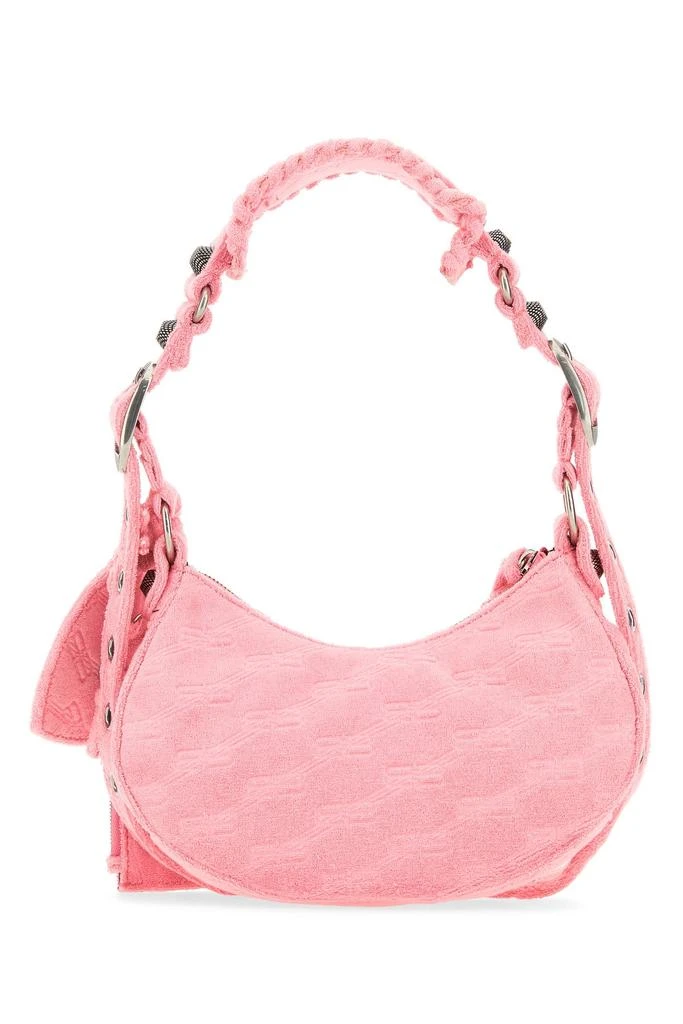 Balenciaga Pink terry fabric Le Cagole XS shoulder bag 2
