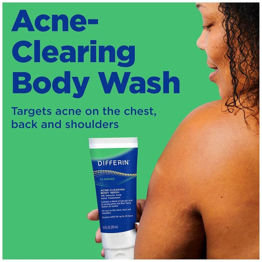Differin Acne-Clearing Body Wash 10 oz Tube 2