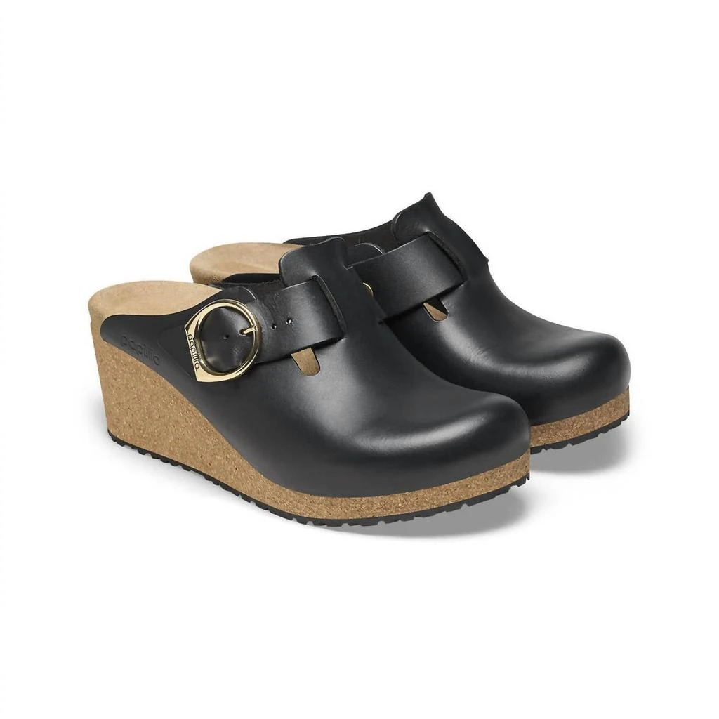 Birkenstock Birkenstock - Women's Fanny Leather Clogs 4