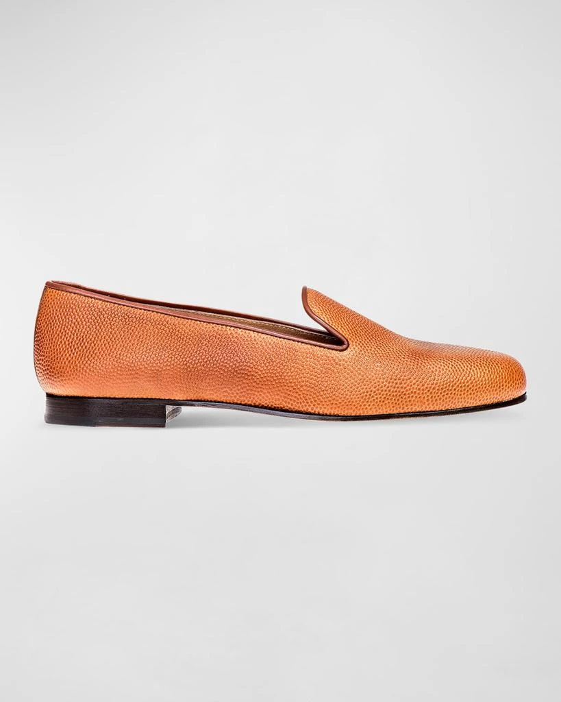 Stubbs and Wootton Men's Football Leather Venetian Loafers 1